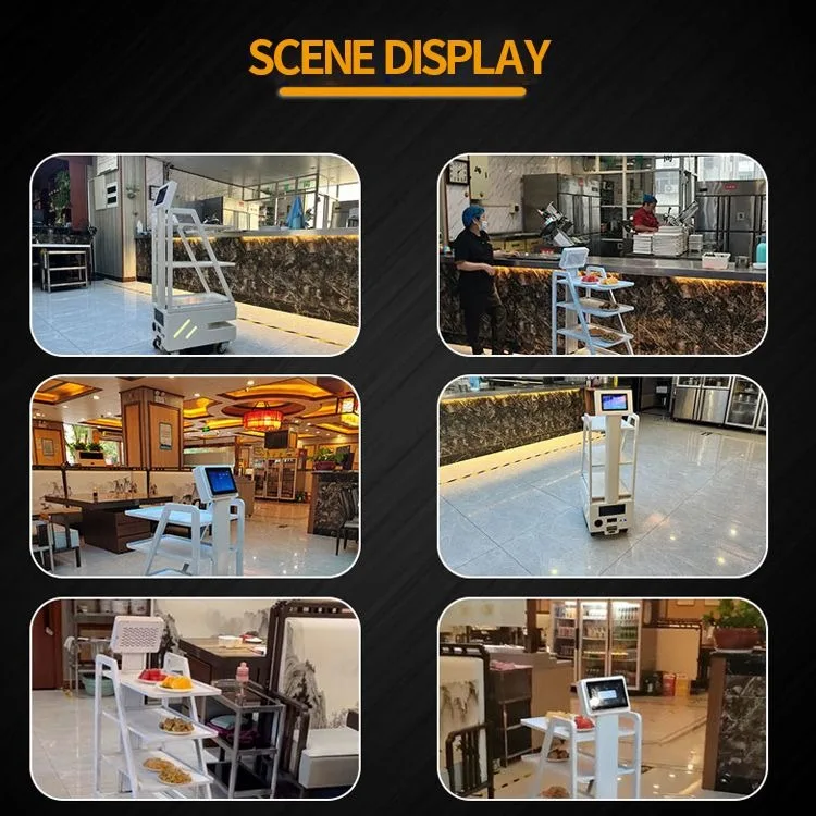 Wholesale Laser Navigation Battery Monitoring Delivery Restaurant Robots: Intelligent Service Robot