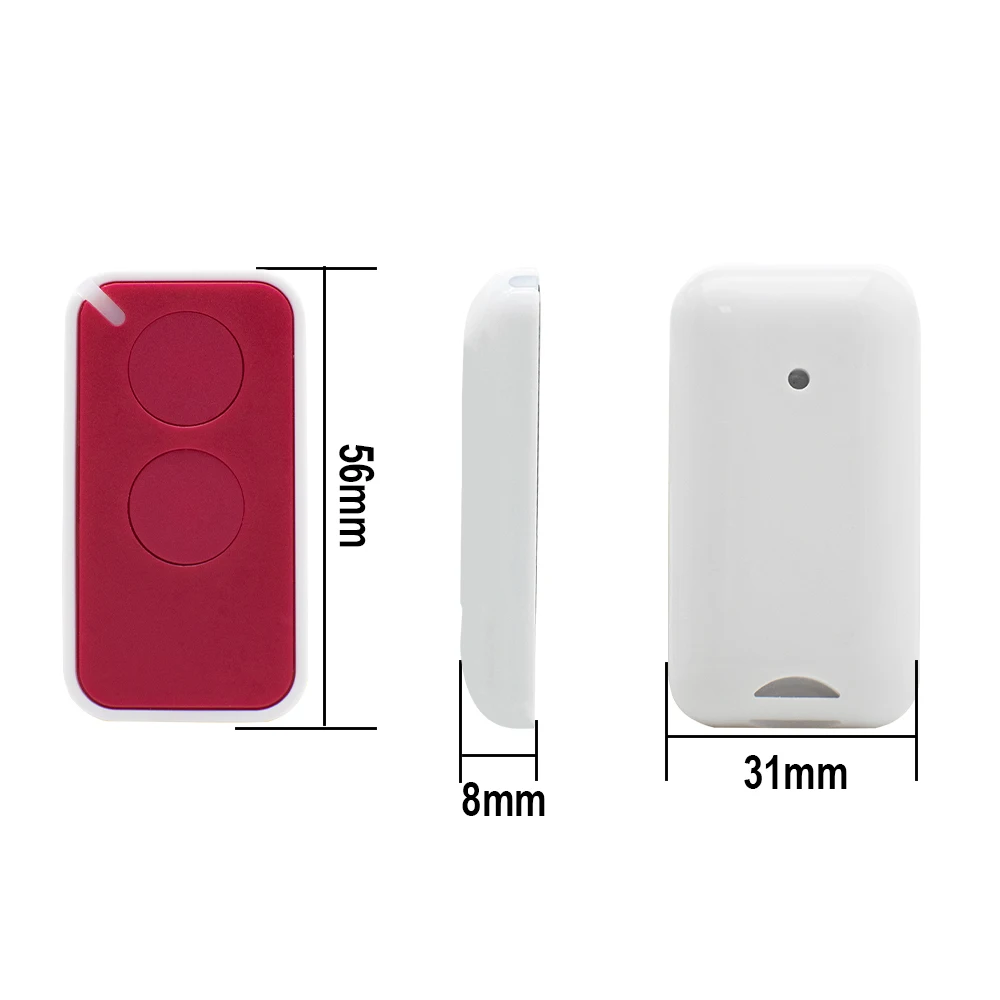 NICE ERA INTI 2 1 INTI2 INTI1 Garage Door Remote Control 433.92MHz Rolling Code Gate Opener keychain 6