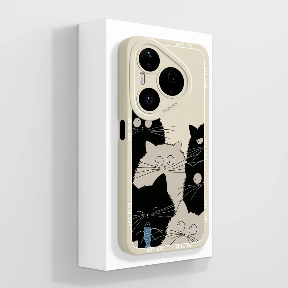 Cartoon Panda Star Portable Soft Minimalist Phone Case Cover