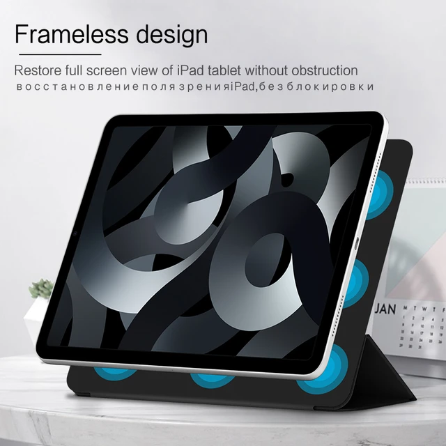 Ajiuyu Smart Folio für iPad 10. Generation Fall 12,9 m2 iPad Air 5 