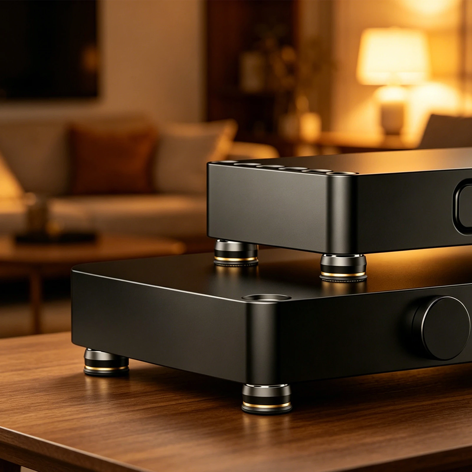 Piedini isolanti per altoparlanti in acciaio inossidabile, pad a punta universali per subwoofer, CD, DVD, amplificatore, giradischi - immagine 2