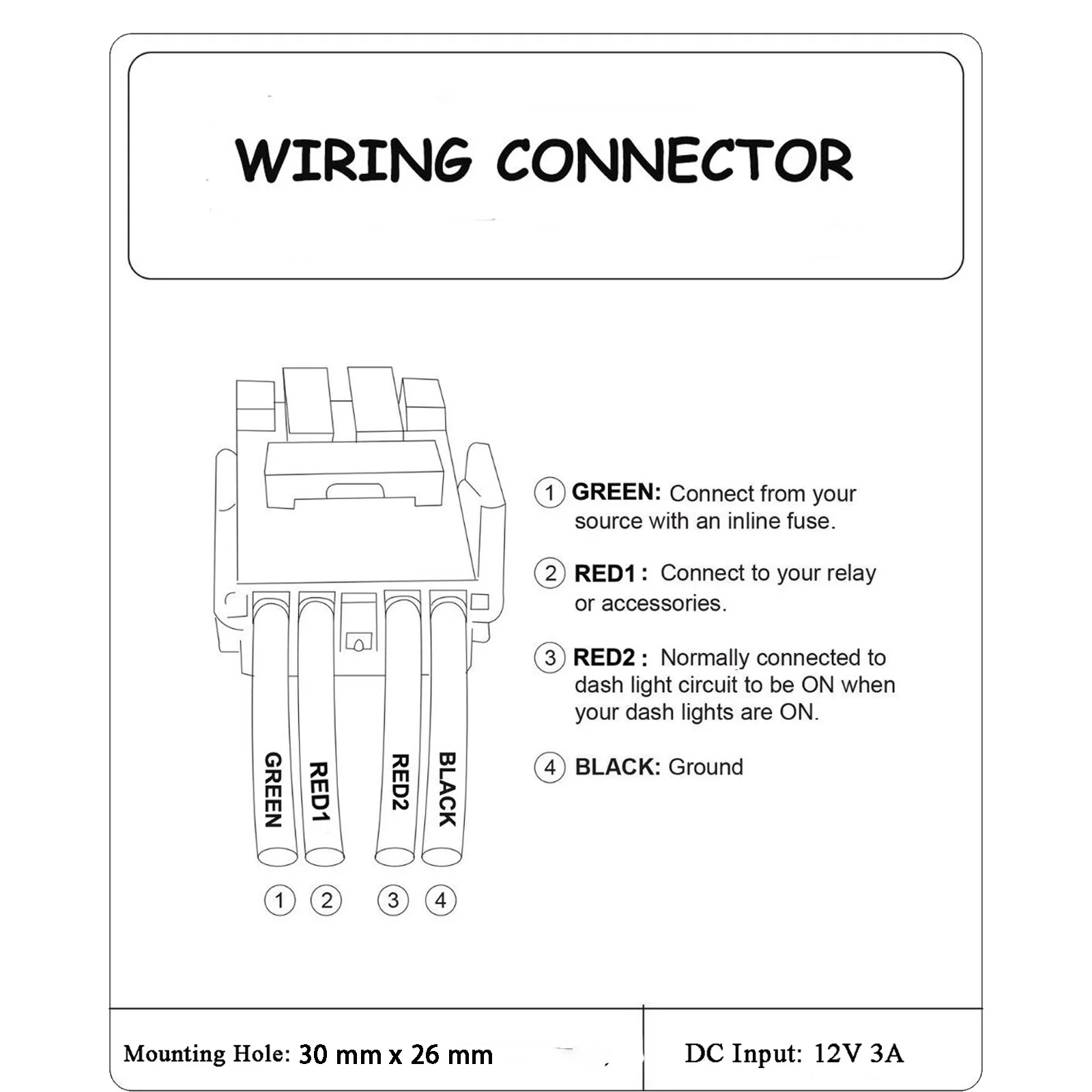12V 3A 푸시 버튼 스위치 레드 LED / ON OFF 후방 리버스 라이트 비콘 VW AMAROK 2009-2016 폭스바겐 액세서리 OEM
