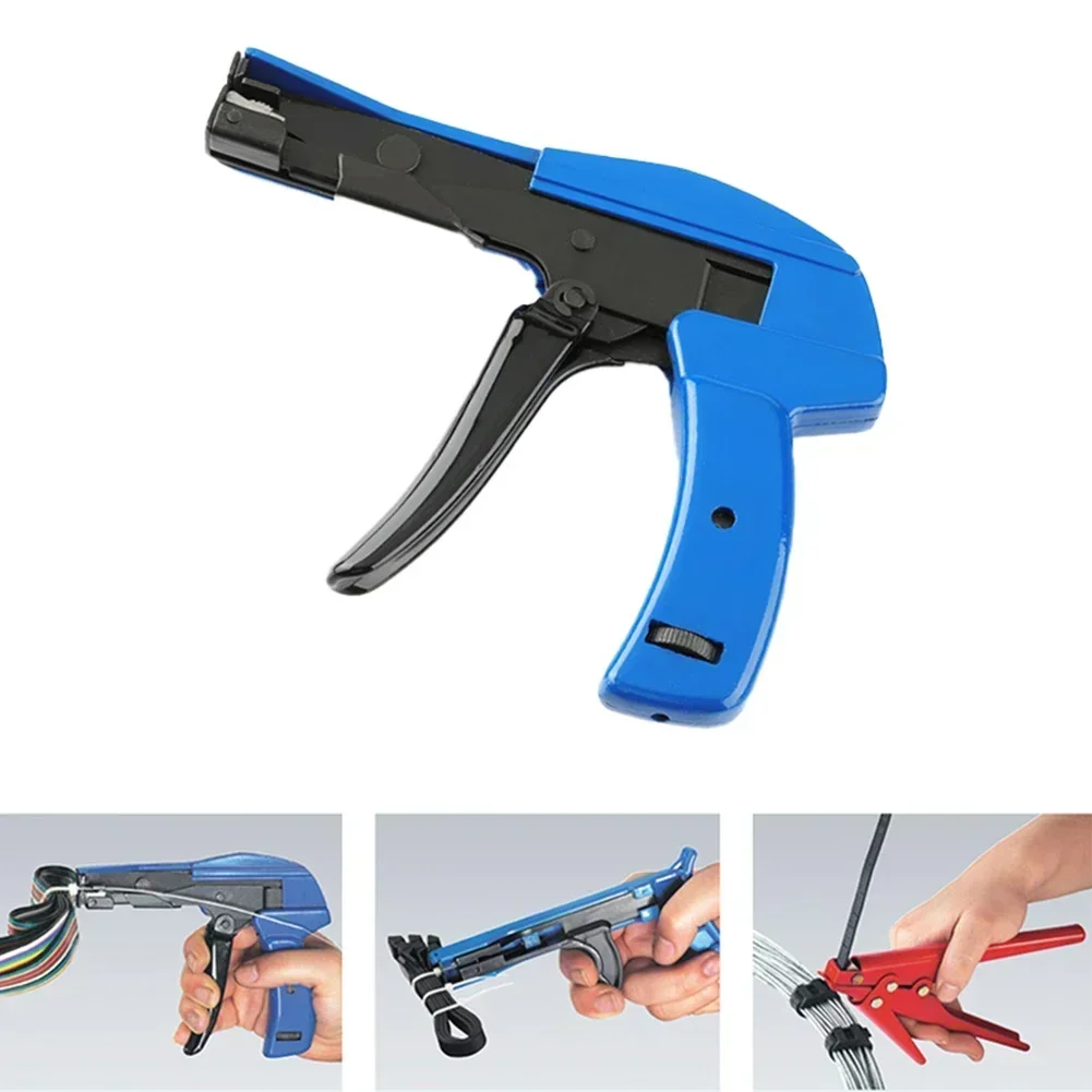Cable Tie Tool Automatic Tension Cutter Cable Tie Bundling Machine 2 In 1 Bundling And Cutting 50# Steel Material 4
