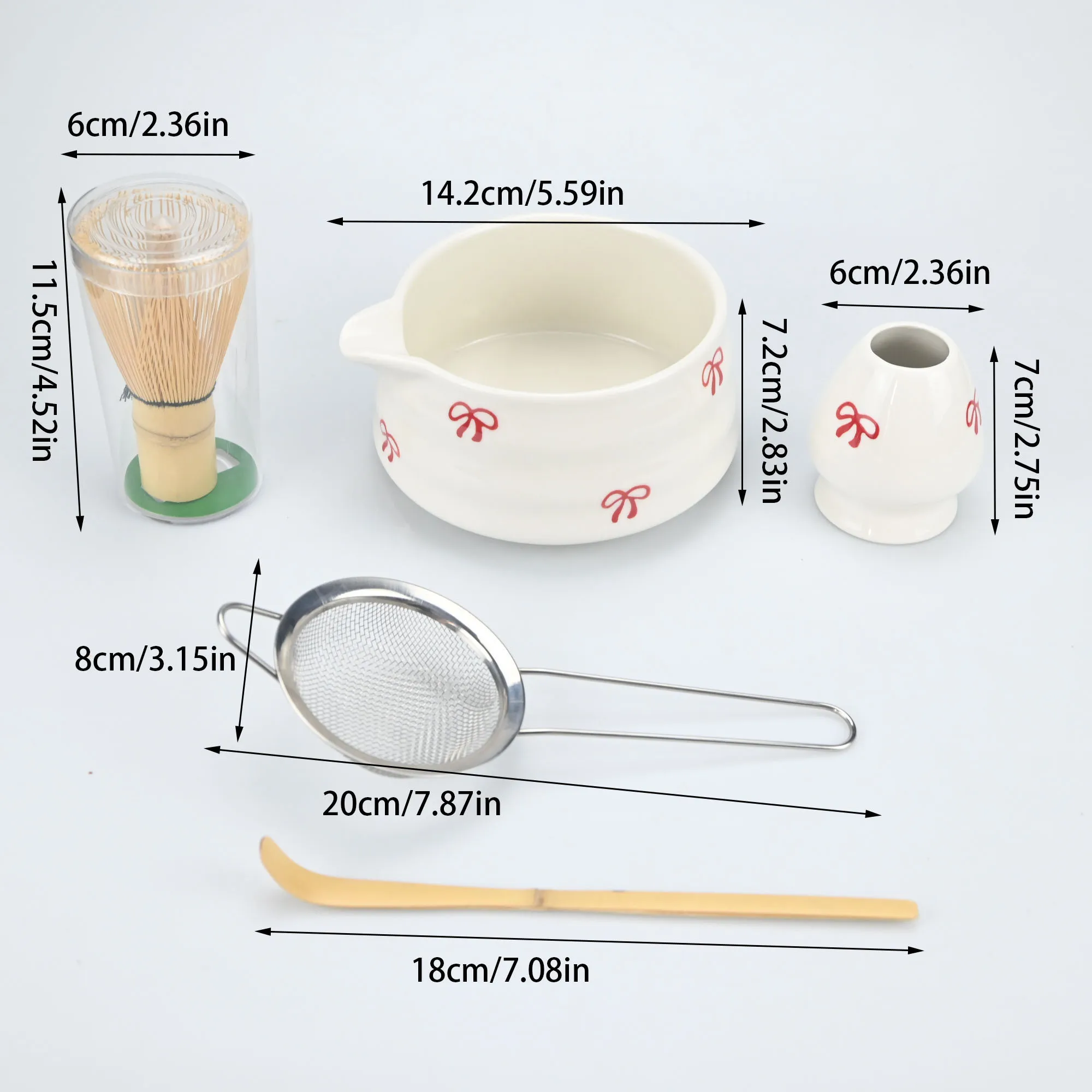 ماتشا طقم خفاقة ٥ قطع ادوات قهوة