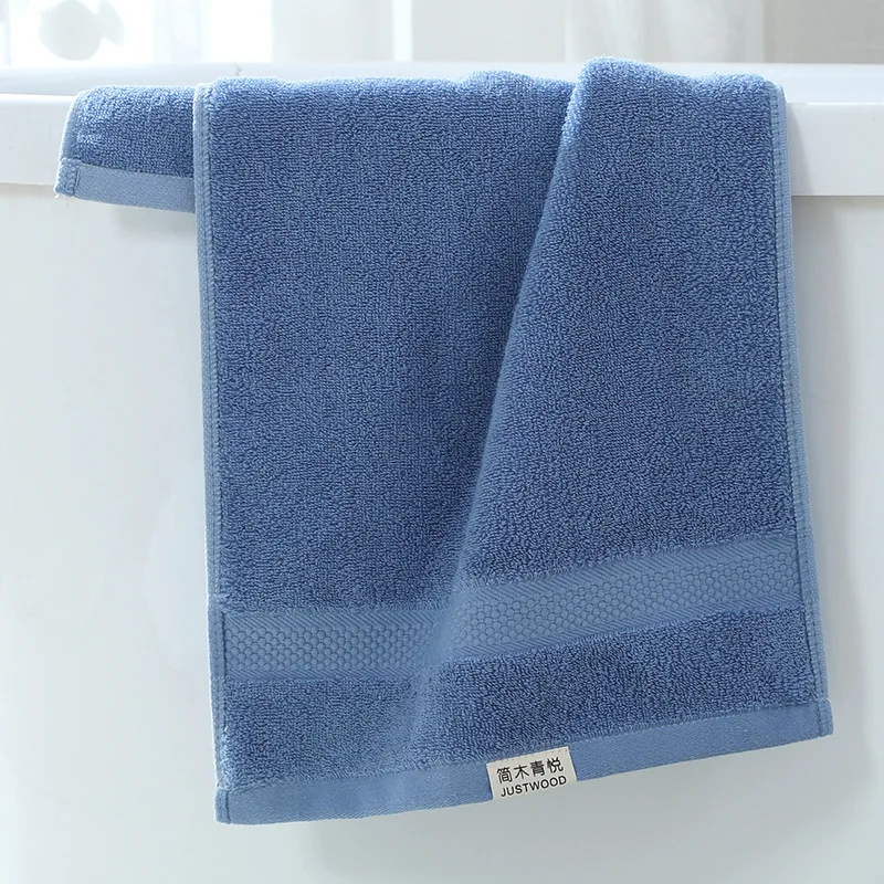 35x75cm Cotton face towel soft absorbent cotton face towel thickened coral flannel cotton adult face bath household 4