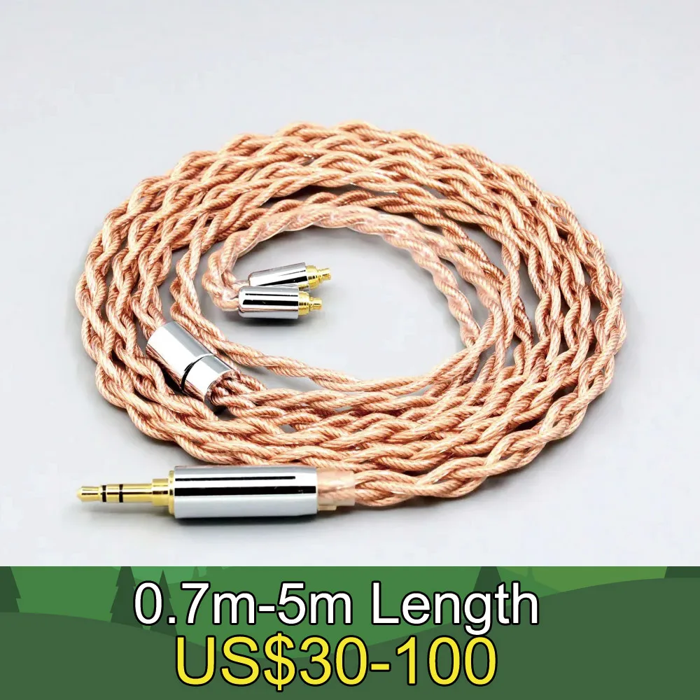 

Graphene 7N OCC Shielding Coaxial Mixed Earphone Cable For Sennheiser ie200 IE300 ie600 IE900 LN007763