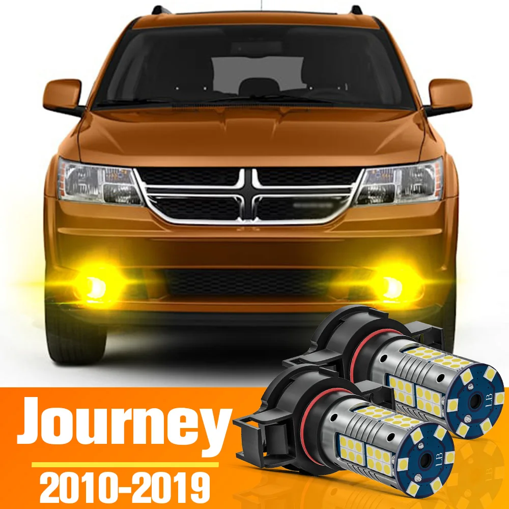 

2pcs LED Front Fog Light Bulb Accessories For Dodge Journey 2010 2011 2012 2013 2014 2015 2016 2017 2018 2019