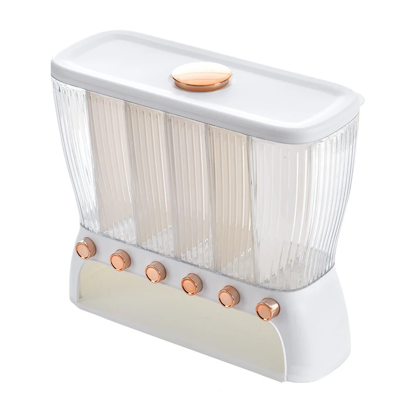 Beans Grain Sealed Storage Box Kitchen Storage Food Containers Rice Bucket Cereal Dispenser