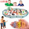 53-piece wild animal Marine insect farm dinosaur set simulation small animal model toy 5