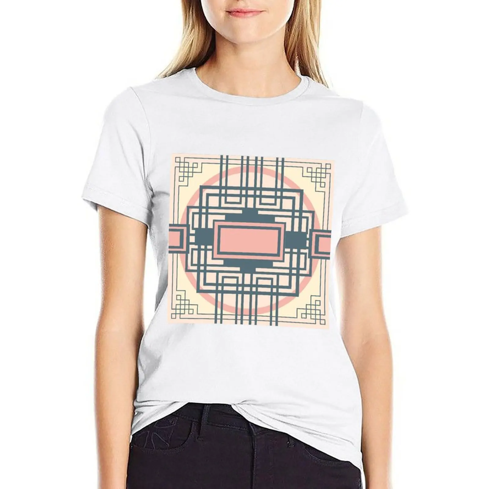 

Medallion T-shirt summer top hippie clothes oversized Women clothing