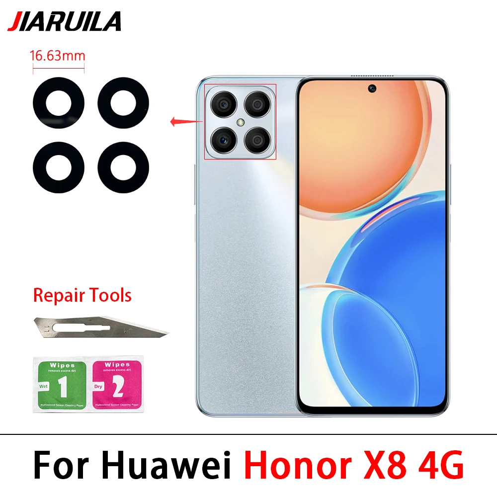 High-Quality Rear Camera Glass Lens Replacement with Adhesive and Repair Tools