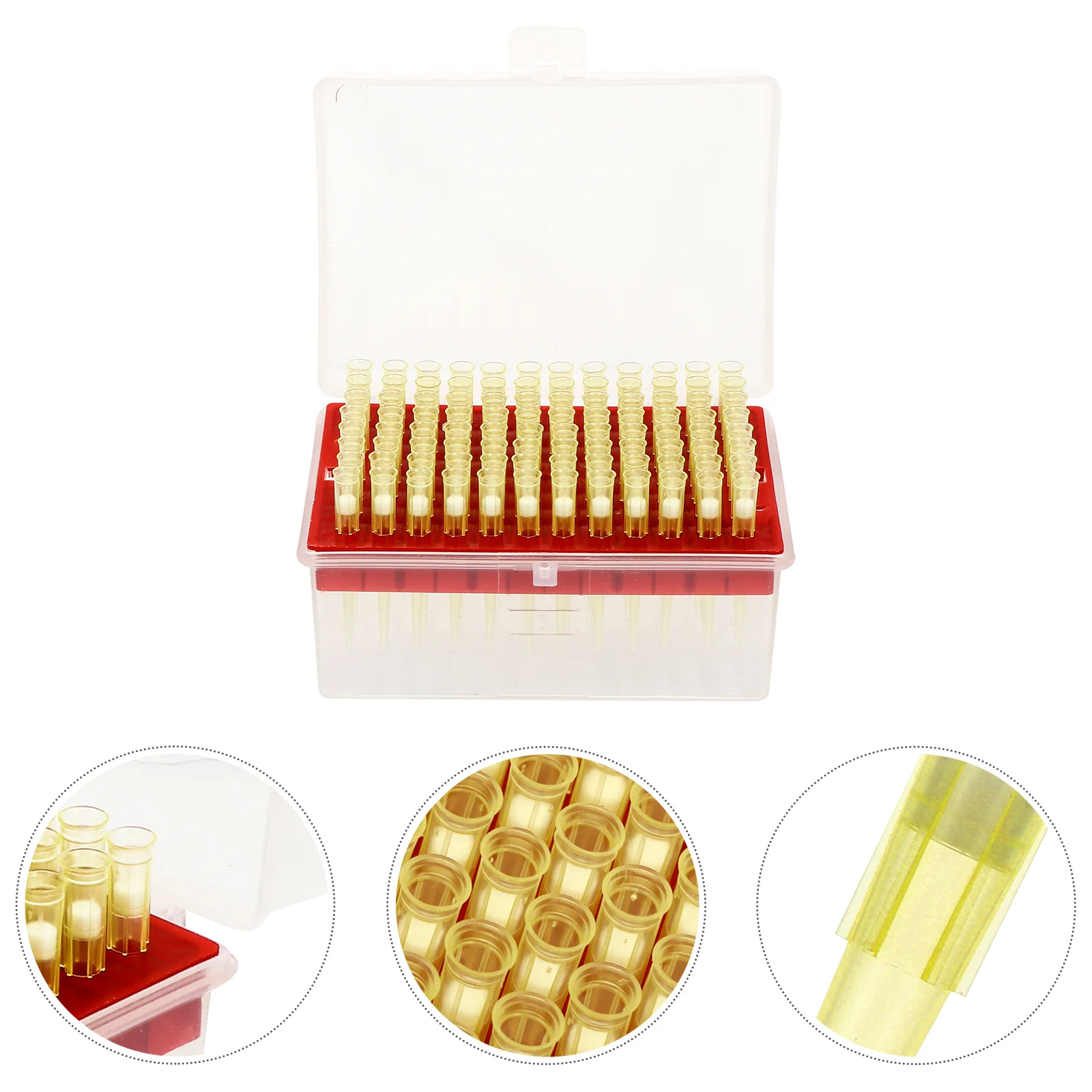 

96 шт. наконечников для пипетки, аксессуары для пипетки, лабораторная фильтрация лекарств, стандартный пластик для экспериментов с дозатором