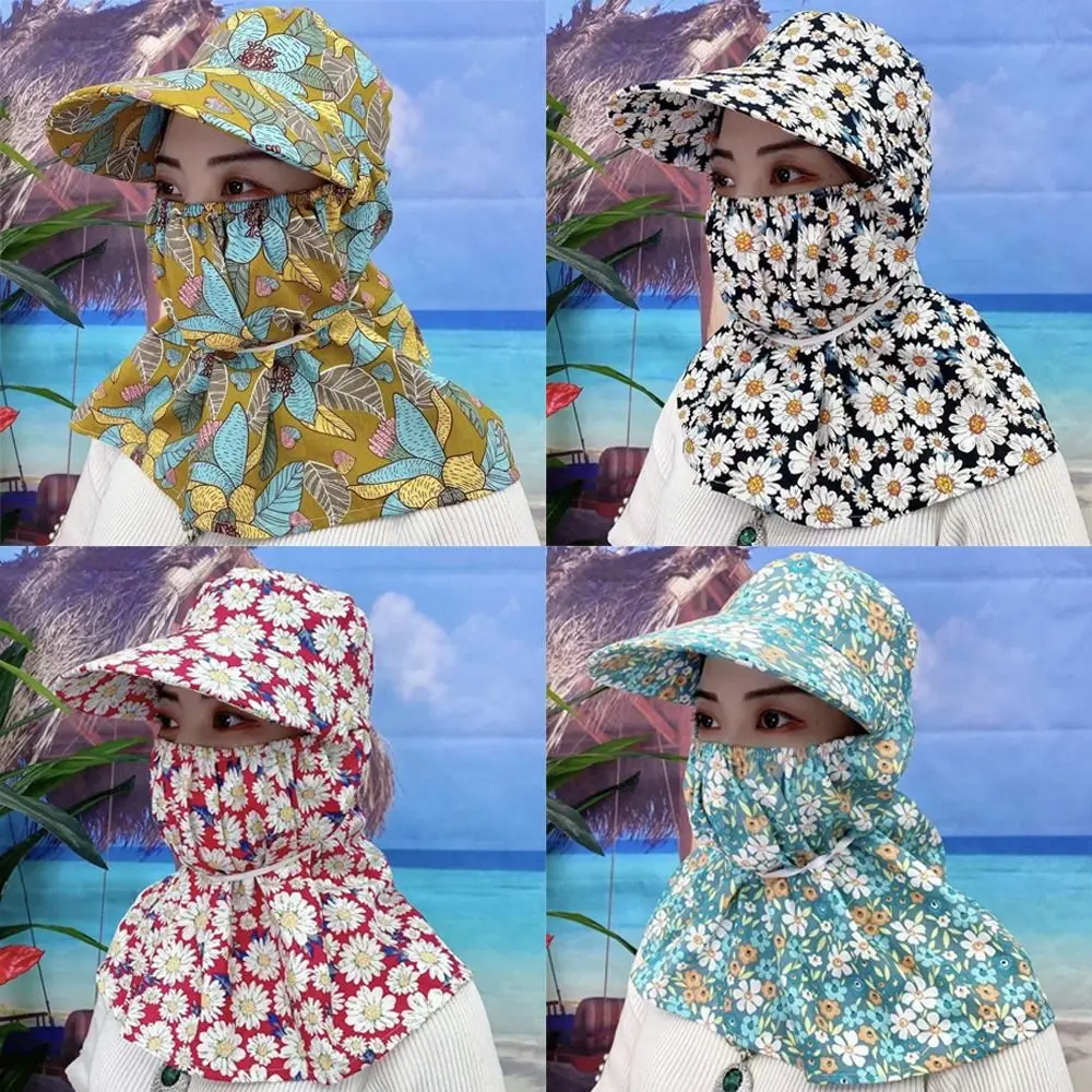 

Summer Protective Cover UV Protection Sun Hat Leisure Hat Women Hats Ear Flap