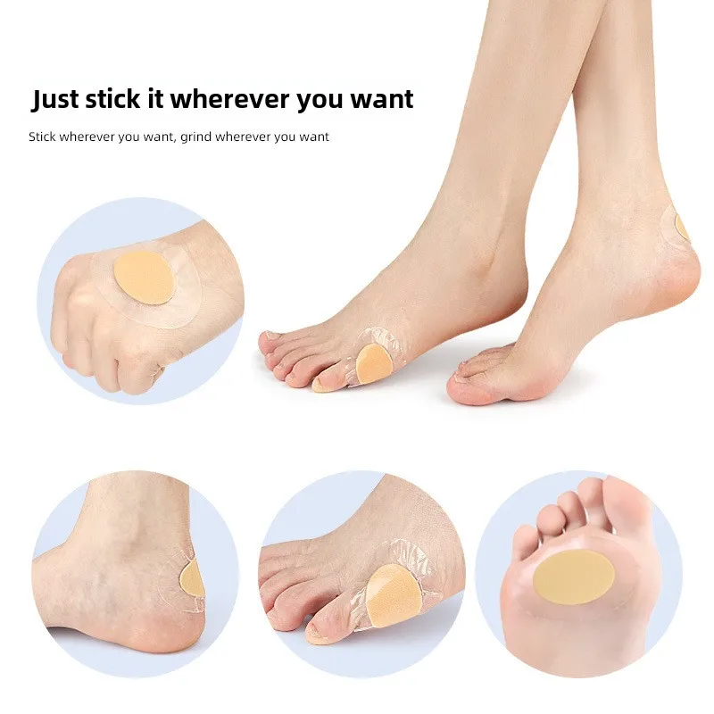 10/20/30pcs Gel Grip Heel Protector Adhesive Foot Patches Blister Pads Heel Liner Feet Care Adhesive Hydrocolloid Pads Cushions