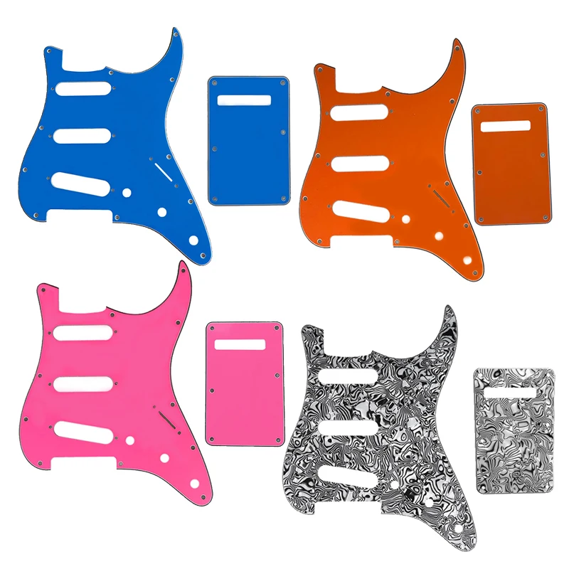 

Xinyue Custom Guitar Pickgaurd For 72' 11 Screw Hole Standard St SSS Guitar Pickguard Scratch Plate & Back Plate Scratch Plate