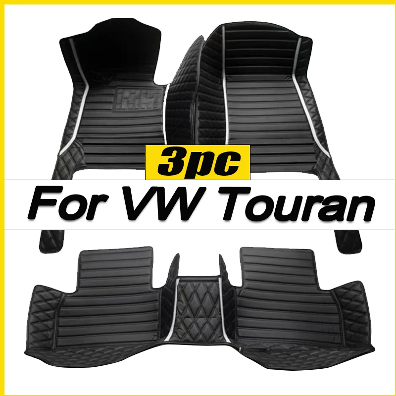 

Автомобильные коврики для VW Touran 2008-2015, Прямая поставка, аксессуары для интерьера автомобиля, 100% подходят для кожаных ковриков, накладки для ног