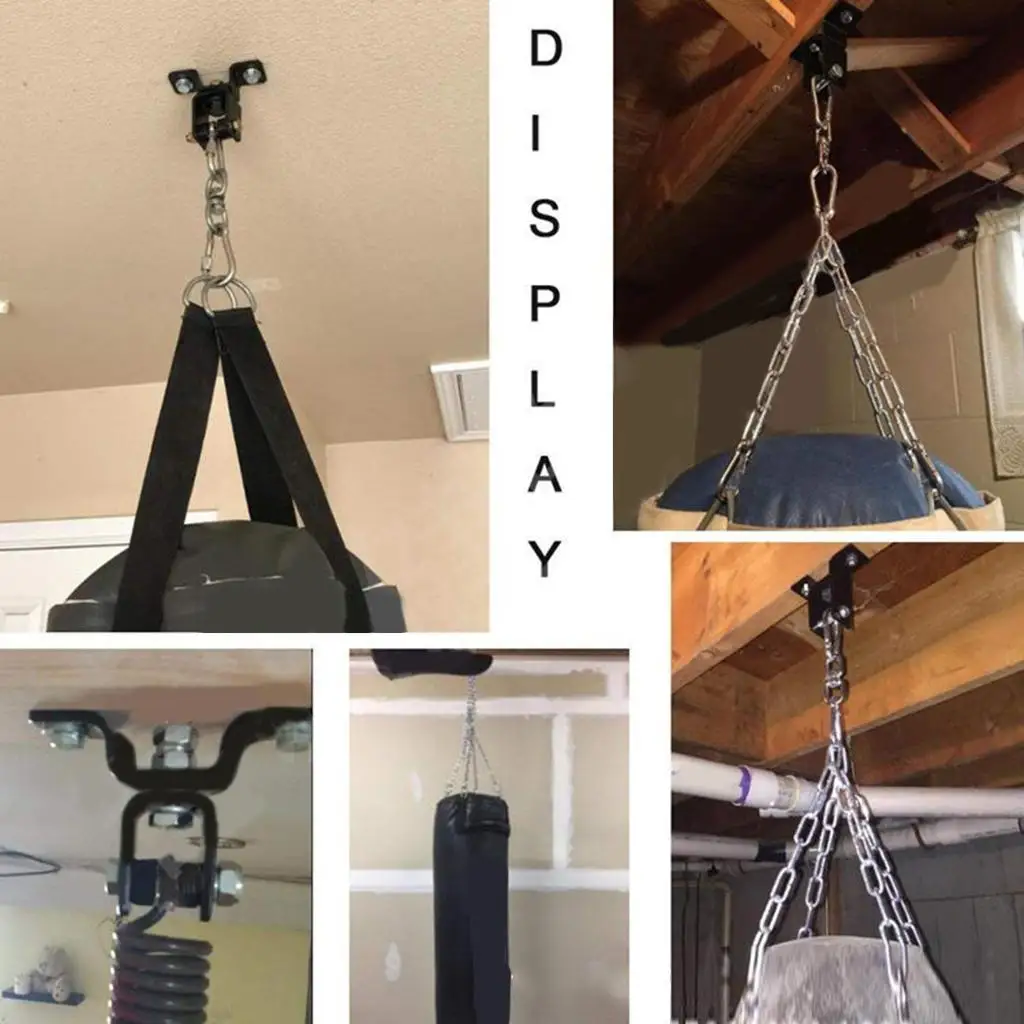 Loviver Punch Bag Ceiling Hook Mount Swivel Heavy Duty Wall