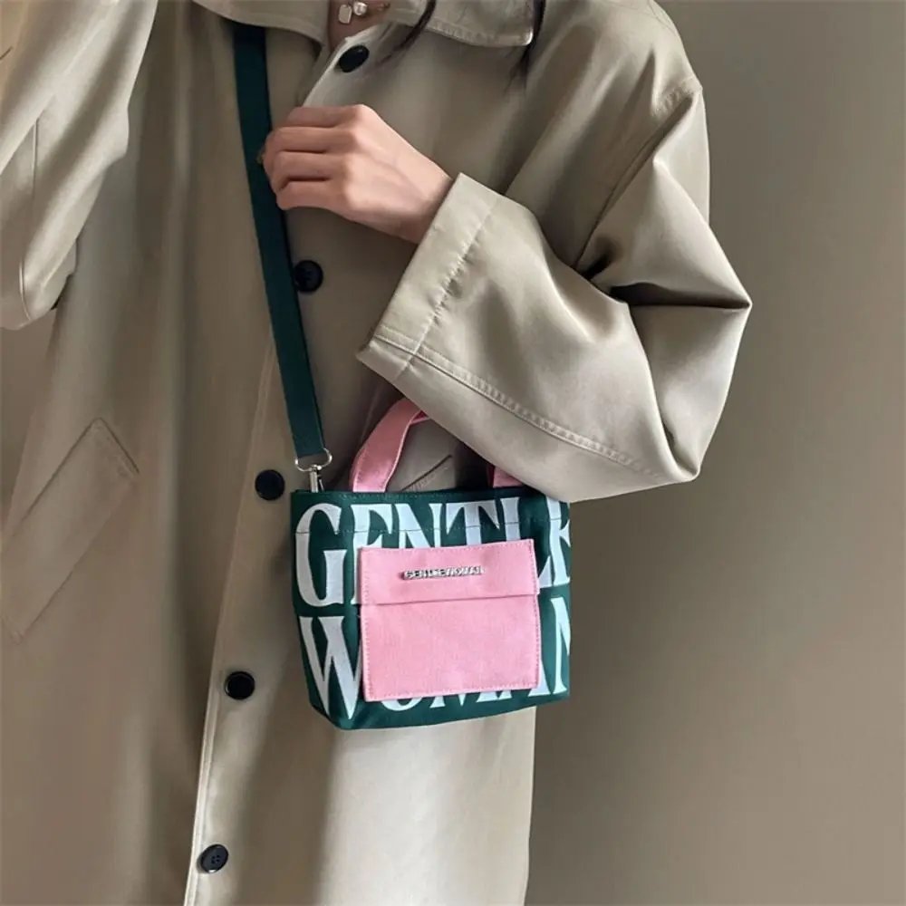 

Маленькая квадратная сумка с надписью, Женская вместительная мини-сумка через плечо, сумка-тоут с ручками