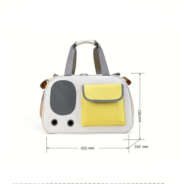 Portable Dog And Cat Bag, New Pet Bag, Summer Cat Outdoor Bag, Large Capacity Breathable Single Shoulder Diagonal Cross Bag 2