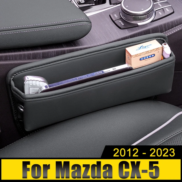 PU Leather Car Seat Gap Organizer Auto Front Seat Side Bag for Mazda 3  Axela Logo Car Crevice Storage Box Interior Accessories - AliExpress