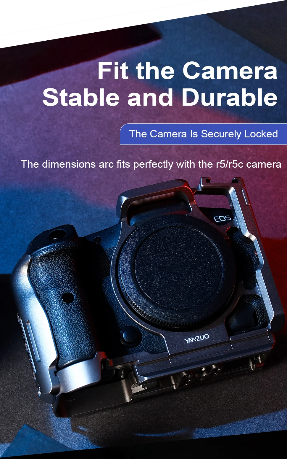 Suitable for Canon EOS R5 R5C Camera Rabbit Cage Aluminum Alloy Protection Frame