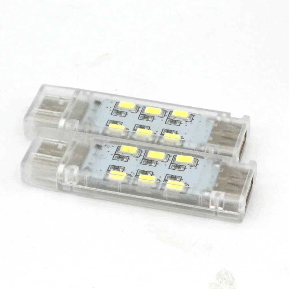 Mini Portable 5V USB LED Night Light Double-sided 12LEDs for Power Bank PC Laptop Notebook Reading led light night light book light mini night light mini led light