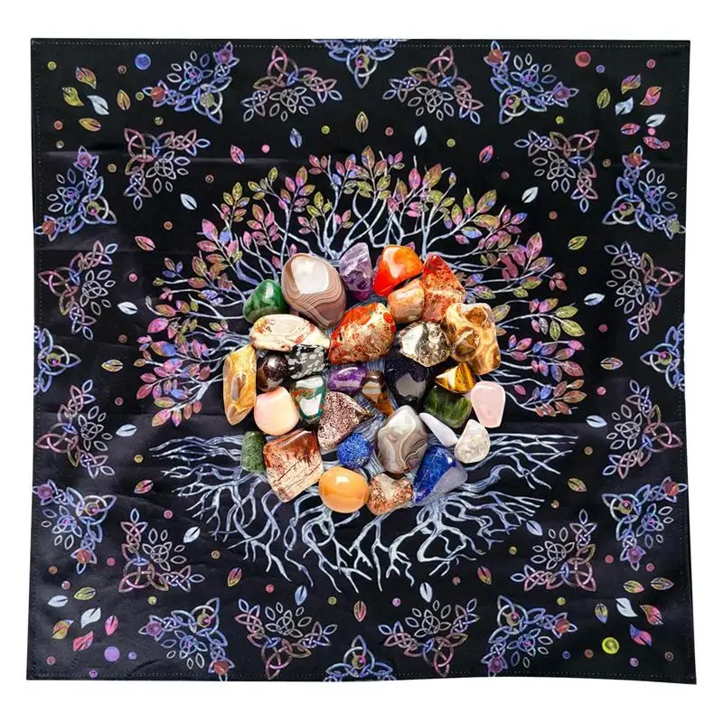 

Tarot Table Cloth Tree Of Life Tarot Cloth Alter Tarot Table Cloth Wiccan Spread Top Cloth Spiritual Witchery Table Cloth