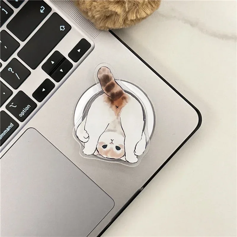 Cute Cat Magnetic Phone Grip Stand For Iphone Magsafe Compatible_voghion.com