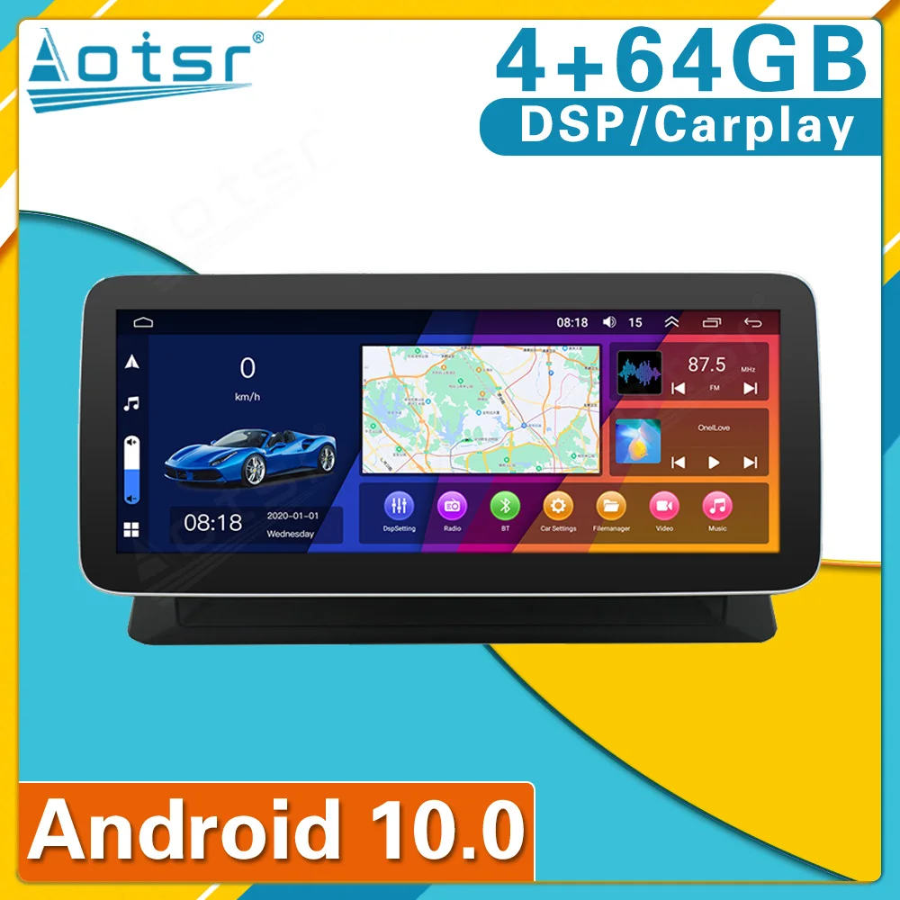 

12.3 inch Android For Honda Accord 8 2008-2013 Car Radio DVD Multimedia Player GPS Navigation 2Din Carplay Head Unit With Screen