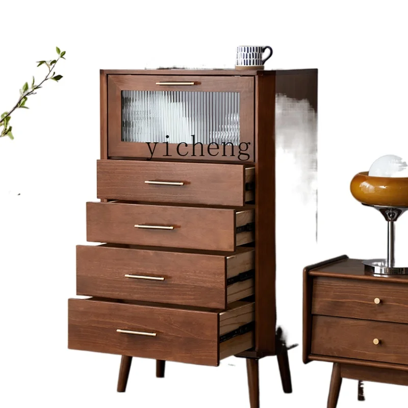 

XC Chest of Drawers Nordic Modern Minimalist Living Room Bedroom Locker Sideboard Storage Cabinet