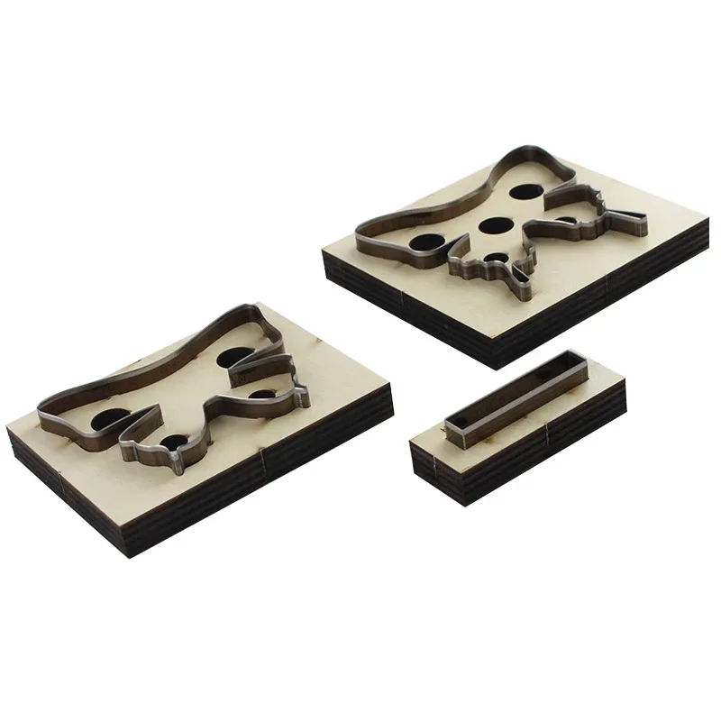 Double Butterfly Leather Cutting Dies DIY Cutting Mold 4.17inch