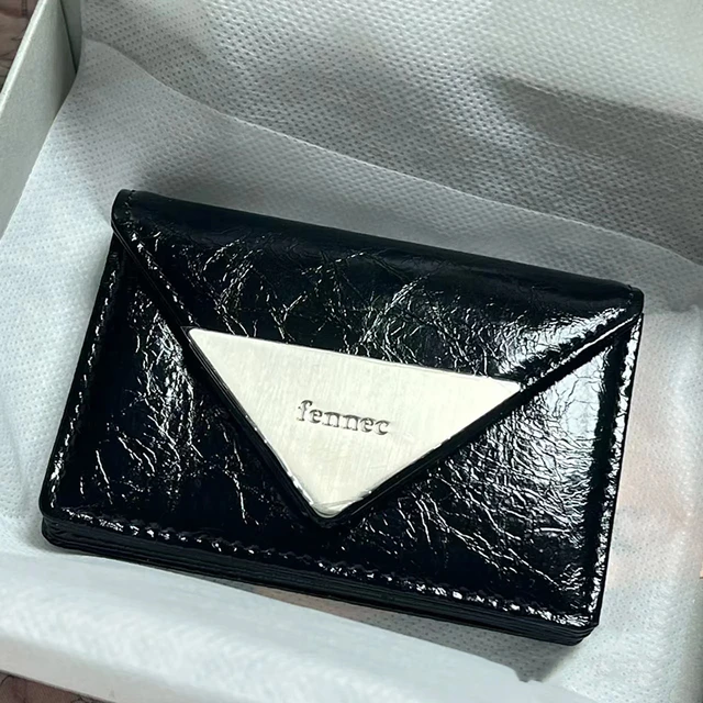 patent leather wallet