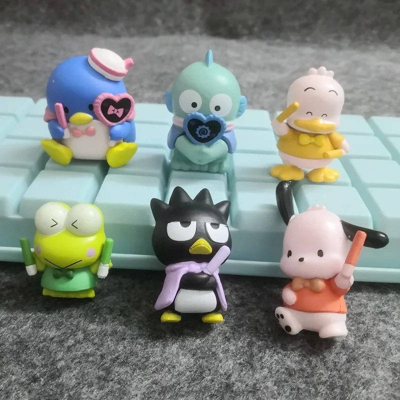 

Фигурка полачко KEROKERO KEROPPI Sanrio 4 см BadBadtz-maru аниме кавайная милая игрушка экшн Коллекция ПВХ материалы подарки для детей