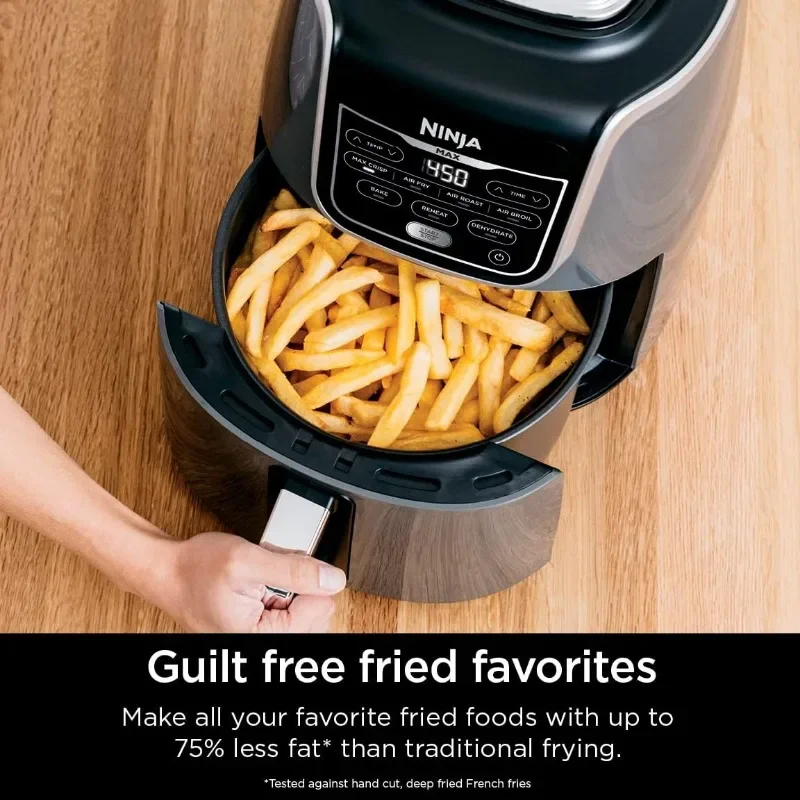 Ninja AF161 Max XL Air Fryer that Cooks, Crisps, Roasts, Bakes, Reheats and Dehydrates, with 5.5 Quart Capacity 4