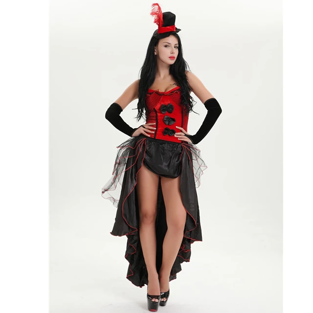 Déguisement halloween danseuse : Robe cabaret