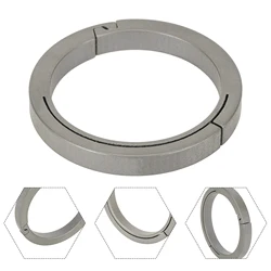Key Organizer Key Ring Side Pushing Key Organizer Slim Shape Smooth Edge Titanium Alloy For Keychains High Strength