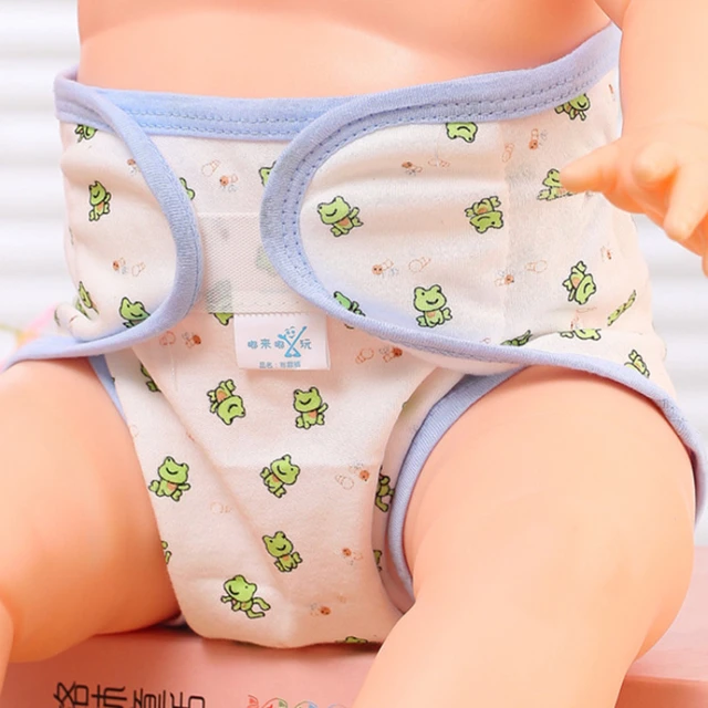 Baby Training Pants Nowborn Bebé Cloth Diaper Reusable Washable Cotton Elastic Waist Cloth Diapers Nappies Underwear