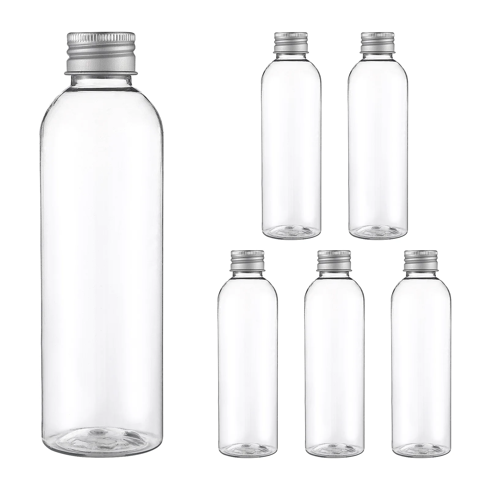 

6/8/10pcs 100ml Plastic Bottles Simple Milk Tea Bottles Beverage Bottle PET Food Grade Beverage Bottle With Lid