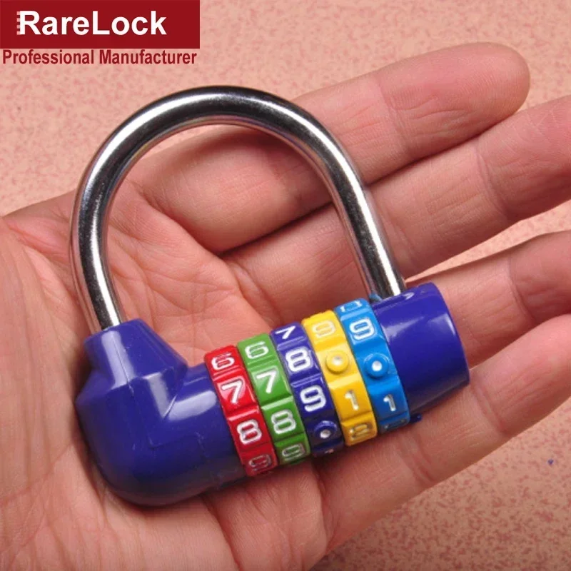 bicicleta gym locker 5 letters code lock vermelho 03