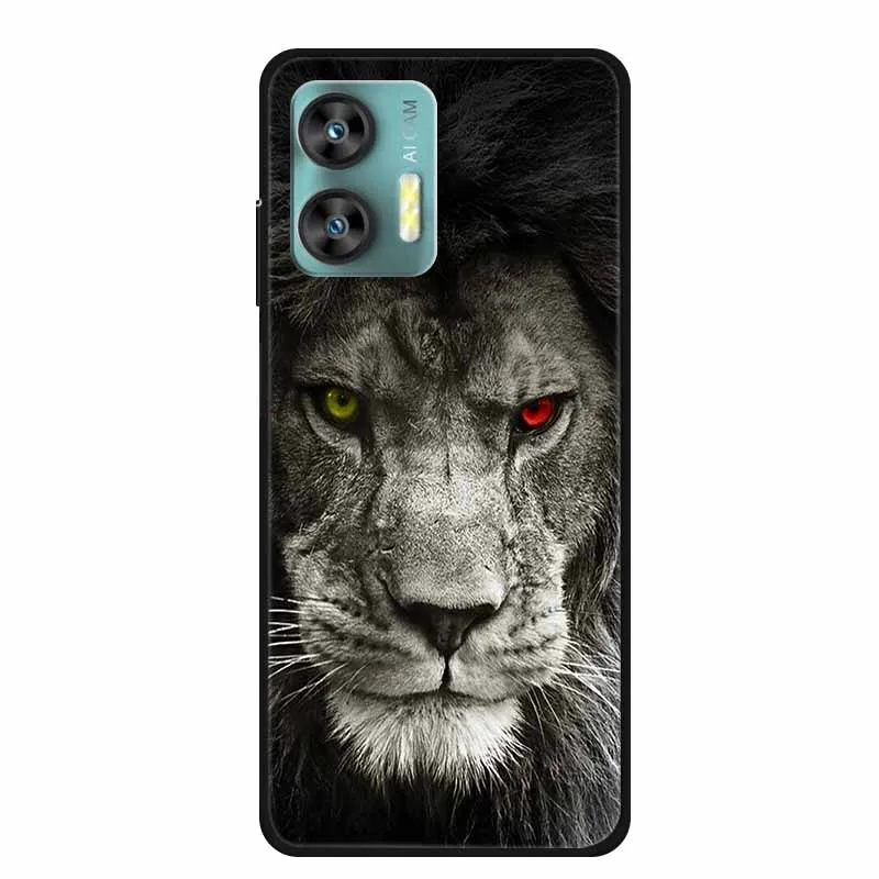 Black Cool Cat Silicone Soft TPU Shockproof Phone Case