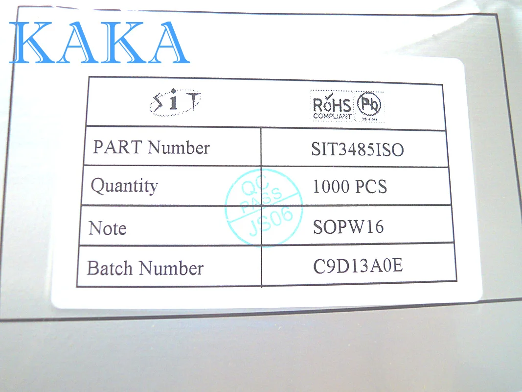 

10 шт. новый оригинальный SIT3485ISO сменная фотография/SOP16
