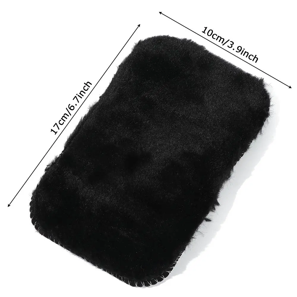 Shoe Gloves Shoe Care Brush Shoes Cleaner Soft Wool Plush Random Color Polished Gloves Wipe Shoes Handbag 6