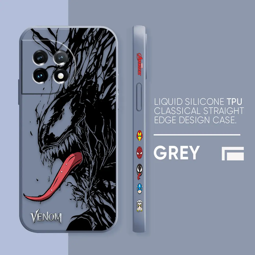 thumbnail image 1 of Case For Oneplus 5 6 9 9R 8 8T 7 7T A3 2 2V NORD 3 2 Lite Pro Simple Liquid Silicone Case Marvel Comics Venom, 1 of 5