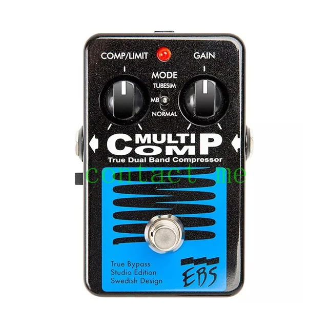 Ebs Multicomp Studio Editon, Bass Compressor Stompbox, Multi-band  