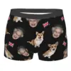 Queen Elizabeth And Corgis Pattern Boxer Shorts For Homme 3D Printed Male Underwear Panties Briefs Breathbale Underpants 1