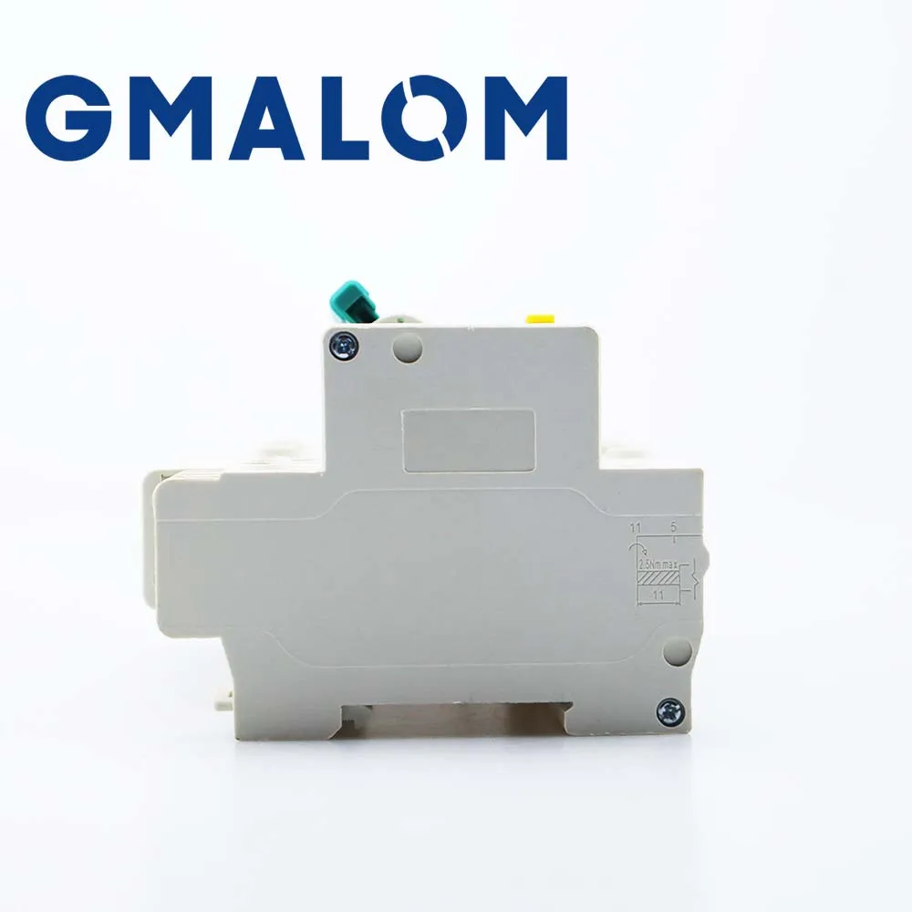 Residual current circuit breaker Main switch with surge protector 1P 2P 3P 3P+N 4P AC400V RCBO MCB with Lightning protection SPD