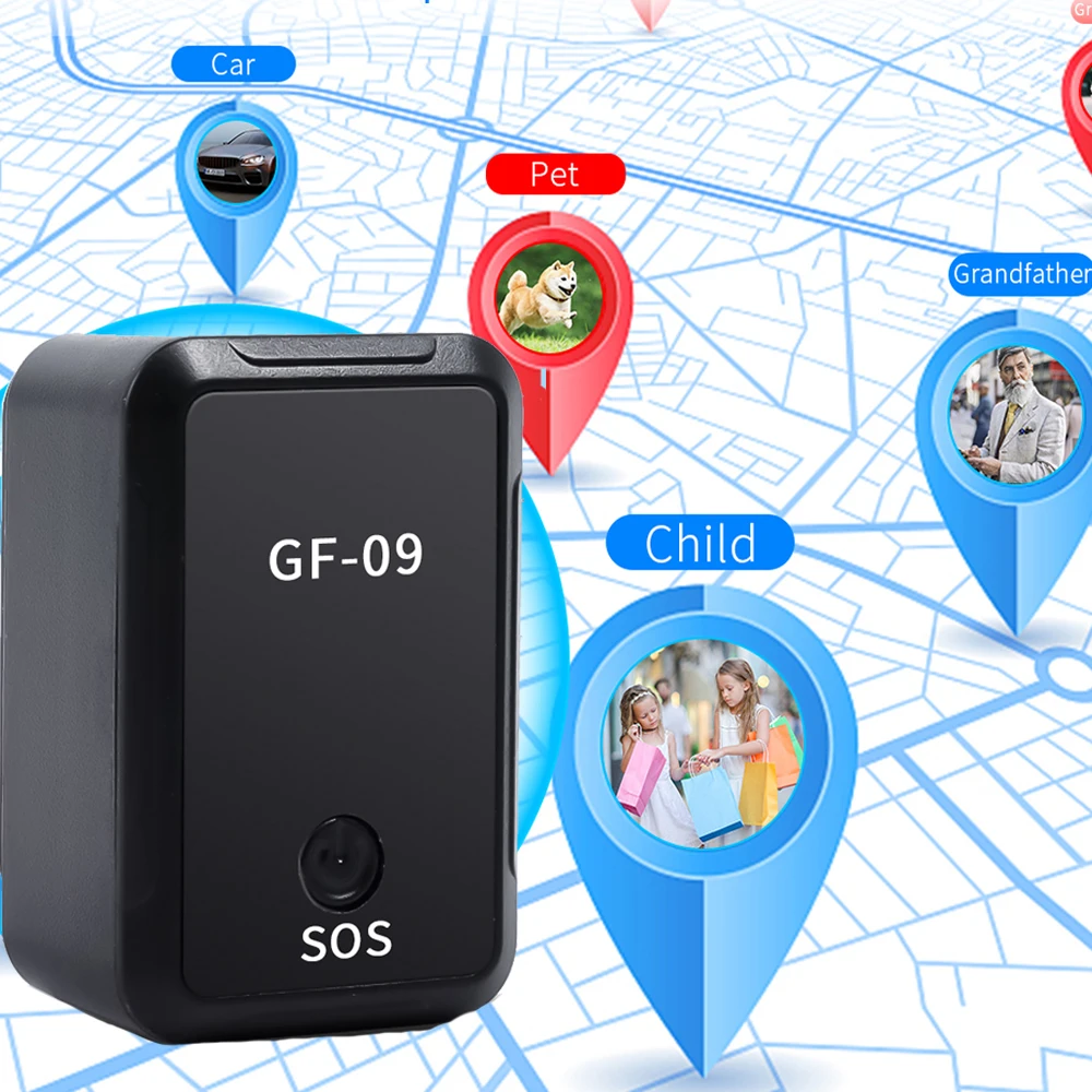 Mini Localizzatore Gps Per Auto Gf-07 -09 Localizzazione In Tempo Reale Localizzatore Antifurto Anti-Smarrimento Forte Supporto Magnetico Posizionator