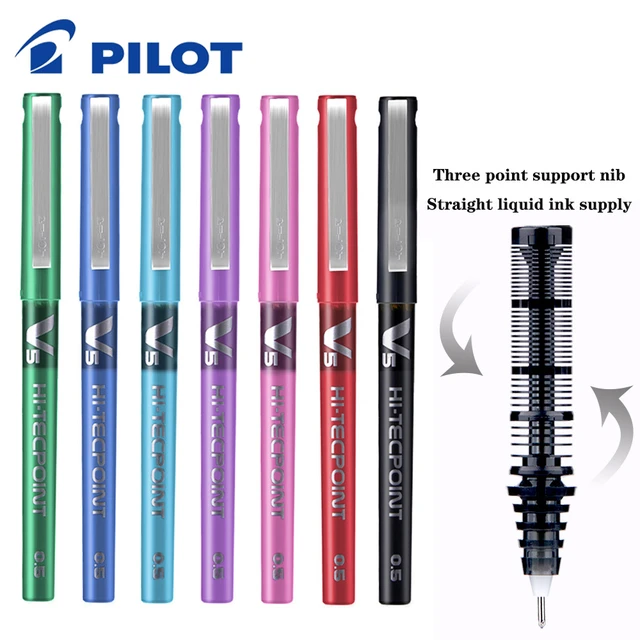 Pilot BX-V5 business roller tip pen 0.5mm 0.7mm Replaceable ink bag writing  elegant style office school stationery supplies - AliExpress