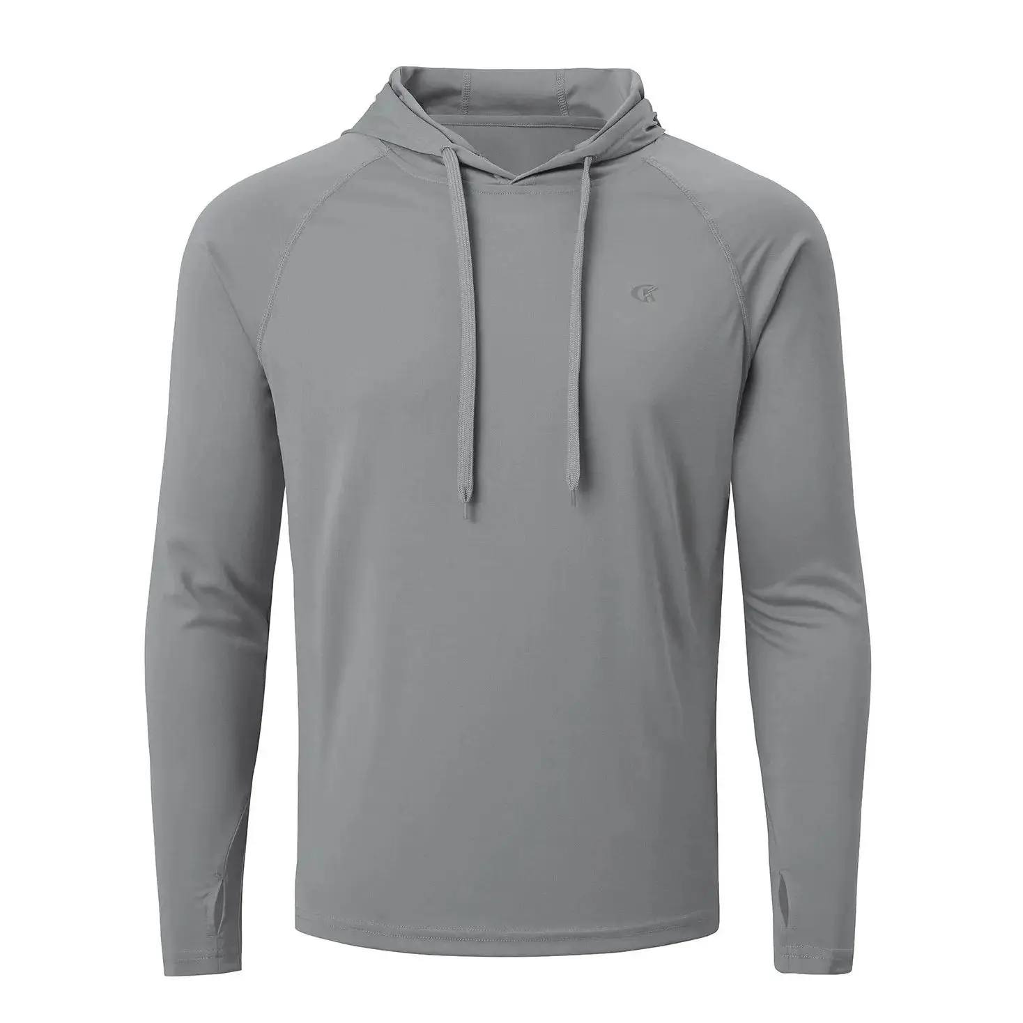 Men's Long Sleeve Hooded Sweatshirt UPF 50+ Sun Protection Athletic Gym Fishing Cycling Quick Dry Tops 3