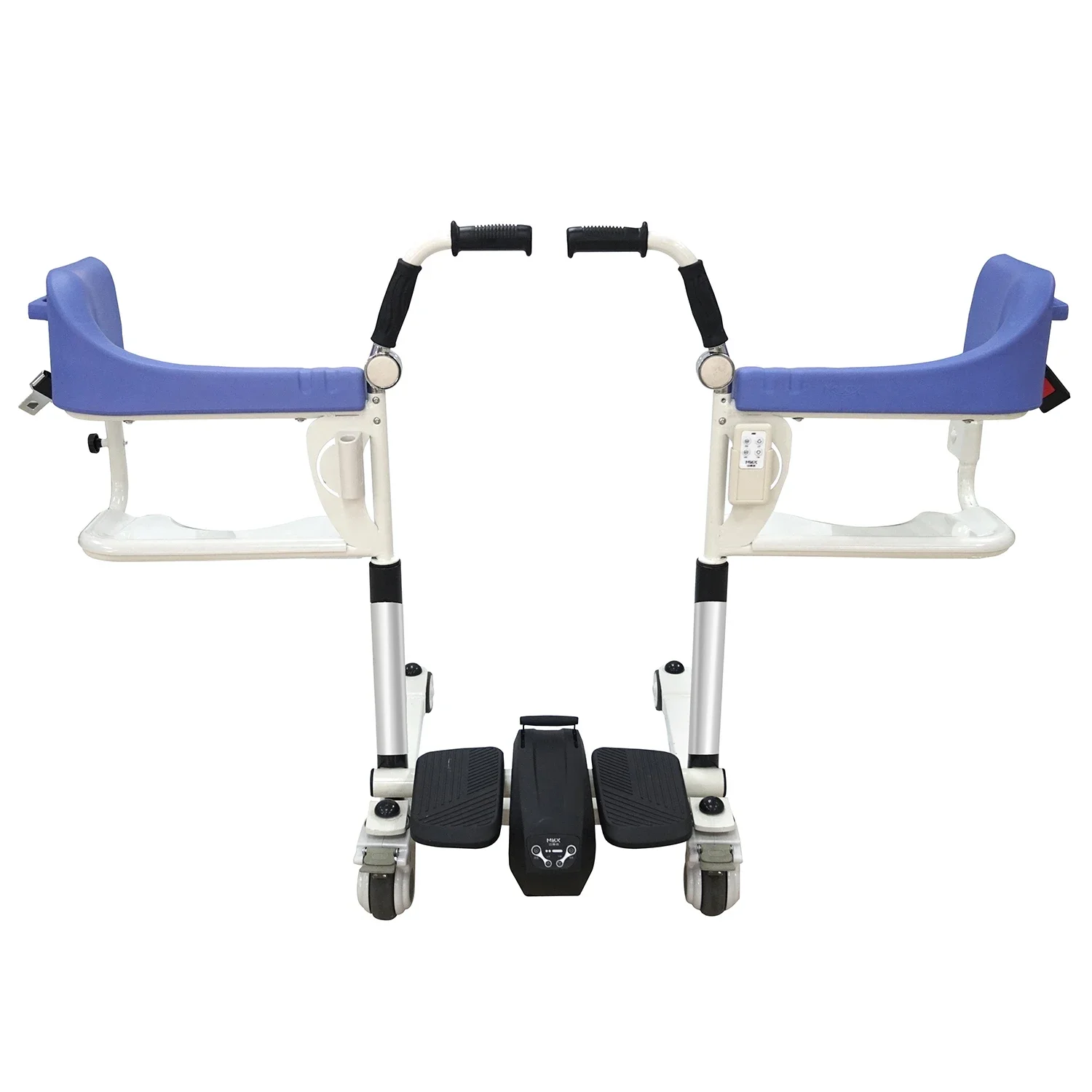 Silla Sanitaria Equipment Electric Traction Multifunction Toilet Transit Bathroom Shower Mover Transfer Commode 3